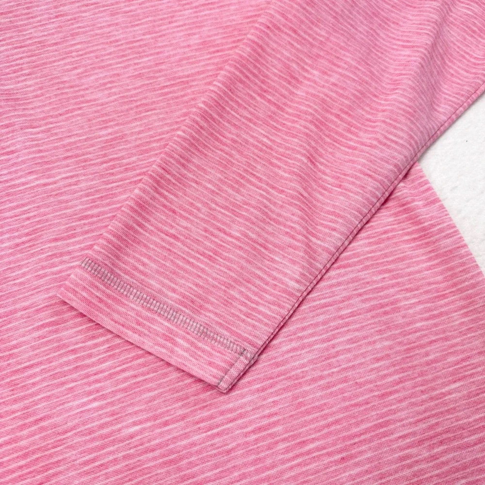 Johnnie O Jameson 1/4 Zip Pullover Sweater Men Size Large Pink 1/4 Zip Knit Golf